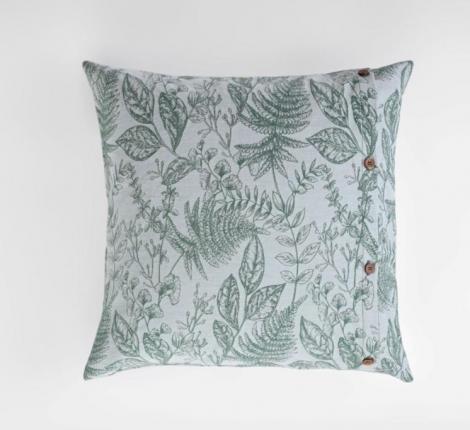 Наволочки декоративные "NATURAL FERN PALETTE GRASS" Жаккард, 50х50-2шт.