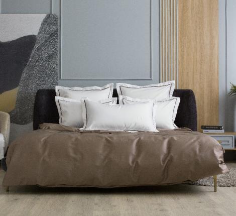 Наволочка с узкой отделкой "ALPINE BROWNIE ALLURE GRASS" Мако-Сатин, 50х90 (2шт)