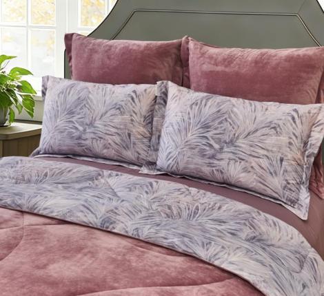 Постельное белье с одеялом "Sofi de Marko" Ренато №34 Велюр/Сатин, Евро