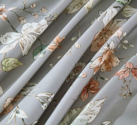 Постельное белье "Asabella" 2222-6 Фланель, Евро