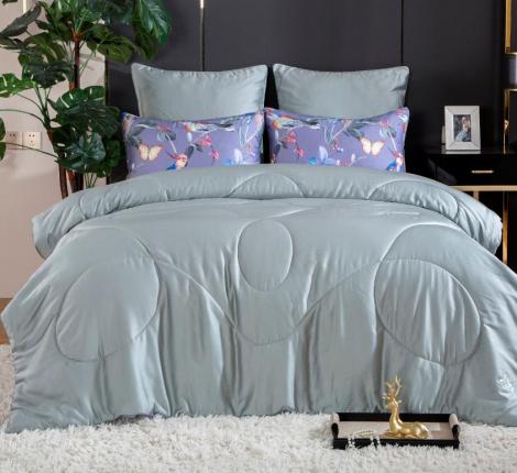 Постельное белье с одеялом "Kazanov.A." Эдем (аметист олива) Тенсел, Семейный
