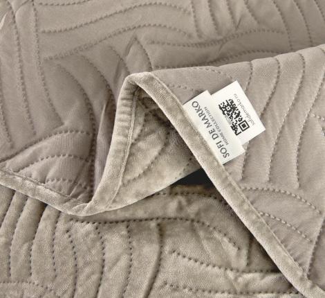 Покрывало "Sofi de Marko" Деварта (капучино) Бархат, 240x260