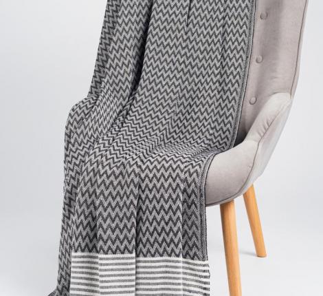 Плед "ELISA" черный, 170Х210