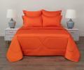 Постельное белье с одеялом "Sofi de Marko" Premium Mako (оранжевый) Сатин ДеЛюкс, Евро