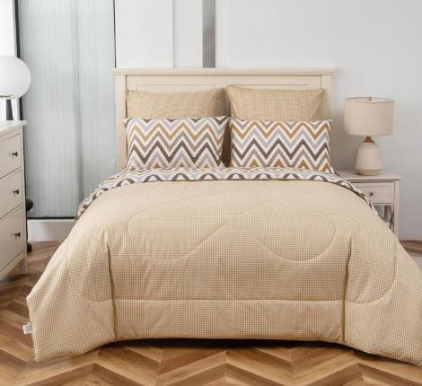 Постельное белье с одеялом "Sofi de Marko" Ришелье №36 Сатин, Евро