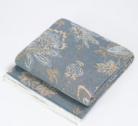 Плед-покрывало муслиновое GREECE (темный), 200х230