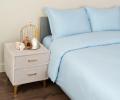Постельное белье "Siberia" Сэнди (голубая) Ранфорс, 1,5 спальный
