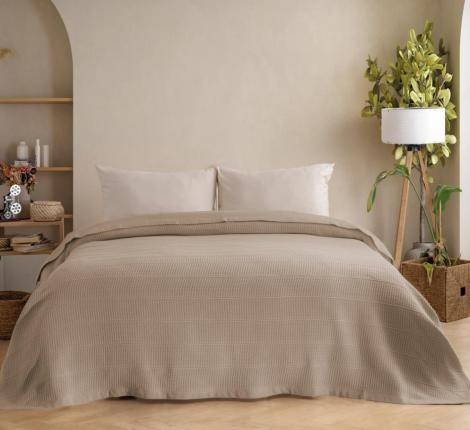 Покрывало "DO&CO" 220x240 LOOMA, капучино