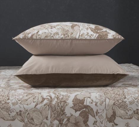 Постельное белье с одеялом "Kazanov.A." Голди (бежевый пудра) Велюр/Egypt Cotton, Евро