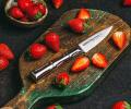 Нож кухонный &quot;Samura Bamboo&quot; овощной 80 мм, AUS-8 (с тату)