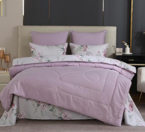 Постельное бельё с одеялом "Kazanov.A." Мери (роза антика) Сатин, Евро