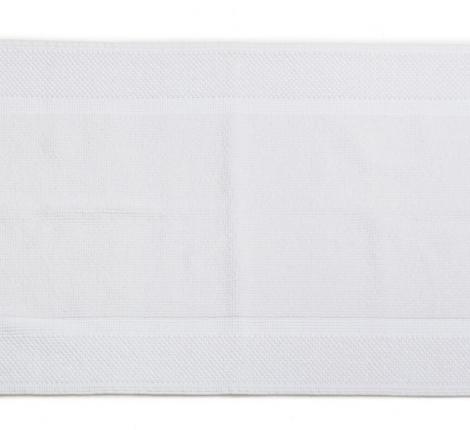 Коврик для ванной "Blanc des Vosges" COMORES ORAGE 50х110, белый