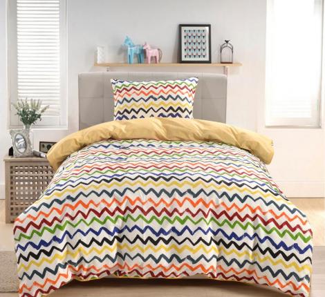 Постельное белье детское "Sofi de Marko" Зигзаги Сатин, 1,5 спальный