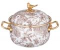 Кастрюля эмалированная с крышкой "ROYAL GARDEN" 950-717, 2,1 л