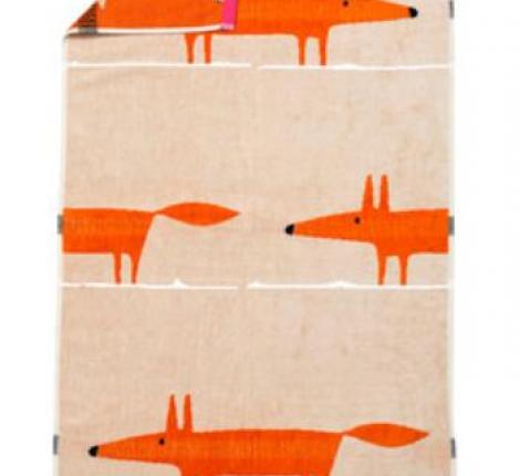 Полотенце "Blanc des Vosges" MR FOX SABLE велюр/жаккард, 50х90