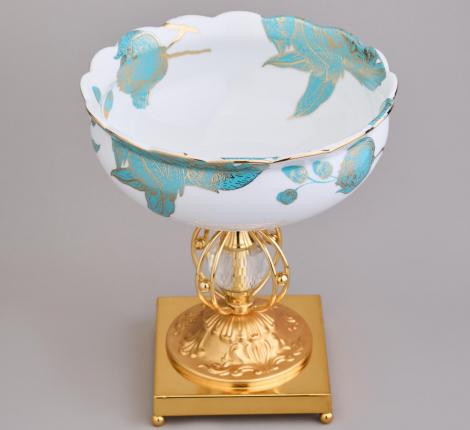 Фруктовница на ножке "Lefard" 46-1385, 20*20*22,5 см