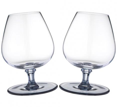 Набор бокалов для коньяка 2 штуки "CRAZY BALANCE" BLUE, 600 мл