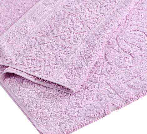 Полотенце махровое "METEOR" жаккард с петелькой 70х140 (1/1) NEPAL, лиловый
