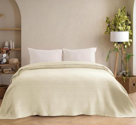 Покрывало "DO&CO" 220x240 LOOMA, кремовый