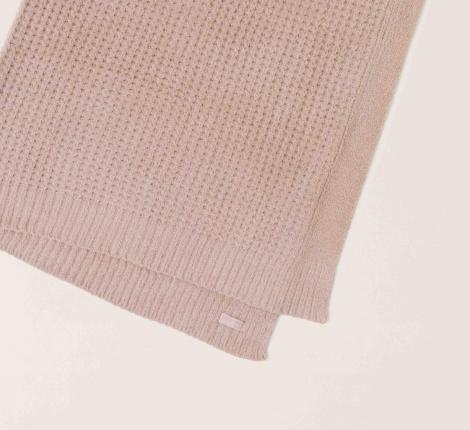 Плед "Barefoot Dreams" CC WAFFLE, 137х183 (розовый)