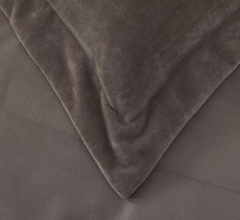 Постельное белье с одеялом "Sofi de Marko" Энрике (бежевый) Велюр, 1,5 спальный