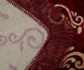 Покрывало шпигель люкс "Karteks" на диван 180х220 КЛАССИКА, бордовый
