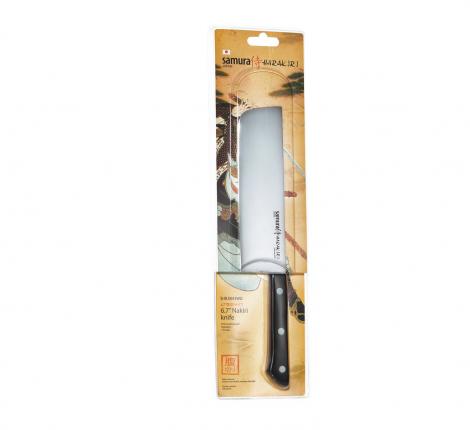 Нож кухонный &quot;Samura HARAKIRI&quot; SHR-0043WO/K Накири 170 мм, ABS пластик