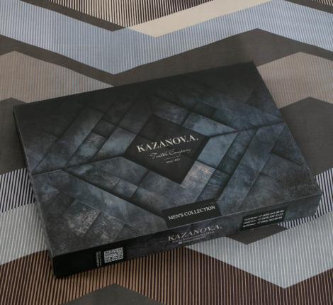 Постельное бельё "Kazanov.A." Бруни (трюфель мокко) Сатин, Евро