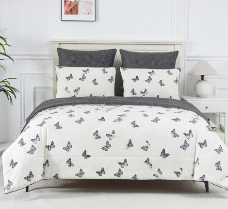 Постельное белье с одеялом "Sofi de Marko" Ришелье №41 Сатин, Семейный