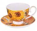 Чайная пара "ПОДСОЛНУХИ" (В. ВАН ГОГ), 250 мл