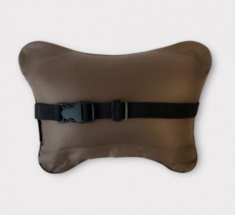 Дорожный плед-пончо пуховый "Travel Cape Plaid Grass" BEIGE, 130х170