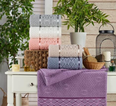 Набор махровых полотенец &quot;PHILIPPUS&quot; 70х140 (1/6 шт.) SLOW COTTON (A059) MEIS