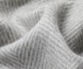 Плед шерстяной "CLASSIC" FISHBONE Light silver-white, 150x200