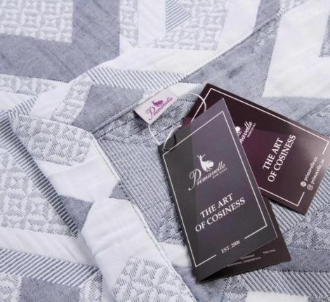 Покрывало Primavelle "SELINE" Жаккард 220x240, Деним
