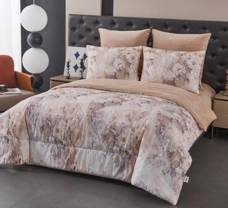 Постельное белье с одеялом "Sofi de Marko" Рикардо №7 Велюр/Сатин, Евро