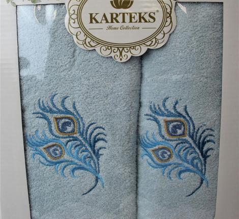 Набор махровых полотенец &quot;KARTREKS&quot; 2шт (50х90, 70х140) ROMANTIK 57.020