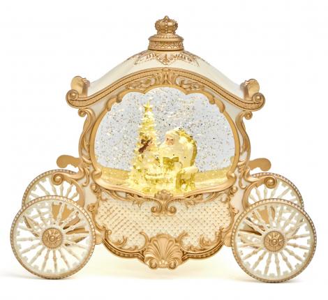 Музыкальная статуэтка с LED-подсветкой "КАРЕТКА", 26*11,5*21,5 см