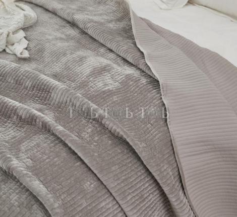 Покрывало велюровое "ROMANCE" JOY JH-01 Beige, 220х240