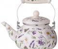 Чайник эмалированный "FLOWER STORY", 2,3 л