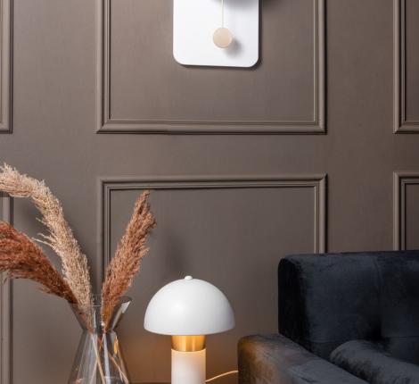 Часы настенные с маятником Karlsson "CASA PENDULUM" (белый), 39x22x6 см