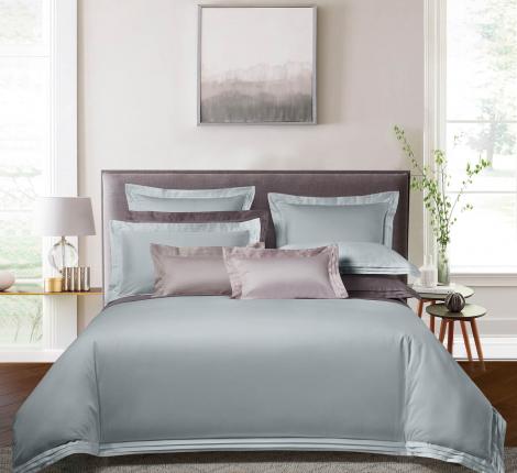 Постельное бельё Sharmes Solid "Soho" Евро макси, Пастельно-синий