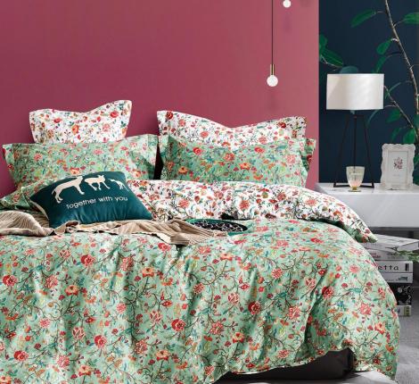 Постельное белье "Cristelle" Amante AM04-138 Сатин, Евро