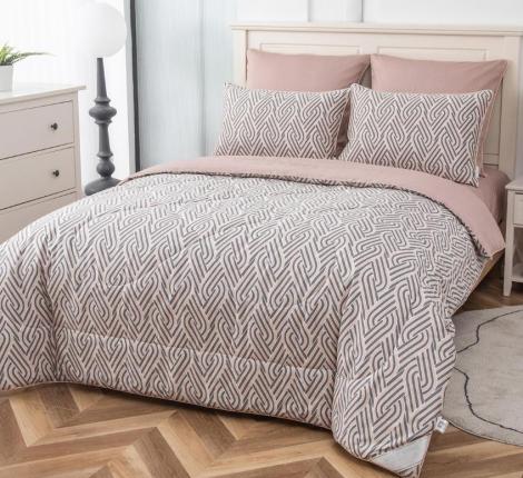 Постельное белье с одеялом "Sofi de Marko" Ришелье №44 Сатин, Семейный