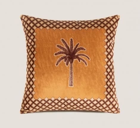 Подушка Frati "EXOTIC PALM" (оранжевый) 50х50