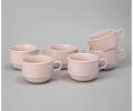 Набор чайных чашек 6 штук "TINT", 250 мл (розовый)