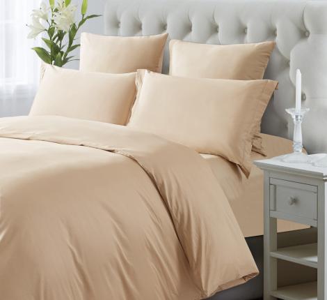 Постельное бельё "KARTEKS" Сатин однотонный SKO-025, Евро