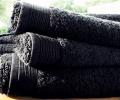 Полотенце махровое "Blanc des Vosges" UNI ANTHRACITE (темно-серый), 55х110