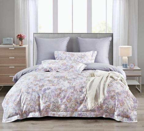 Постельное бельё "Asabella" 2390-6 Мако-Сатин, Евро