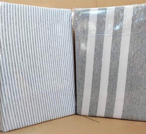 Простыня на резинке "OXYGEN", 160х200 (серый)