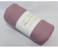 Простыня на резинке махровая с наволочками &quot;Maison D'or&quot; DUZ (фиолетовый), 100х200